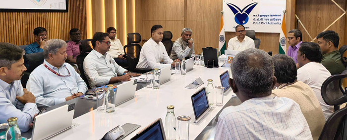 VOC Port Authority, Tuticorin: Detailed discussion with port officials held